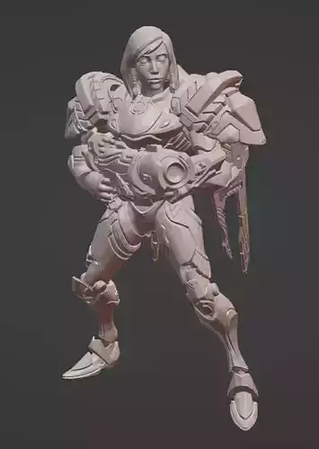 Pharah character from game overwatch