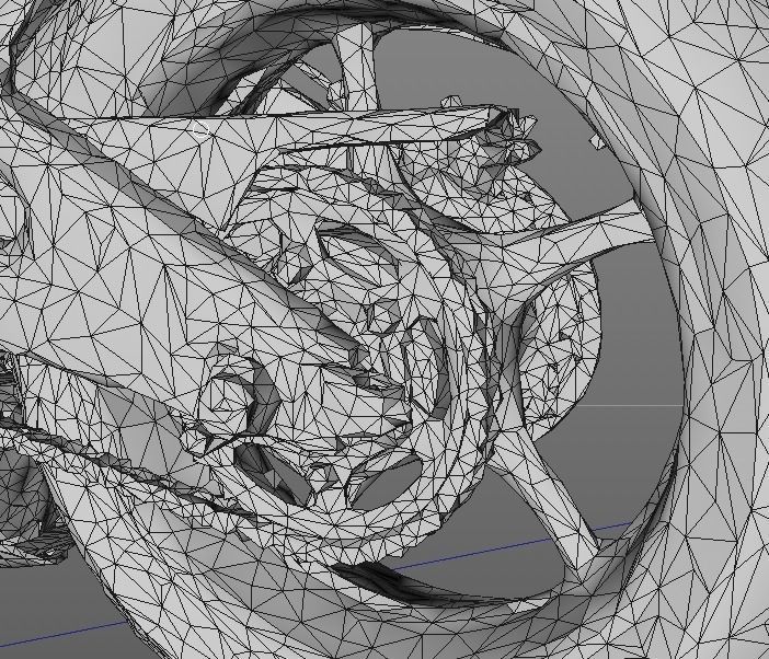 Motorcycle Yamaha 3D model_8