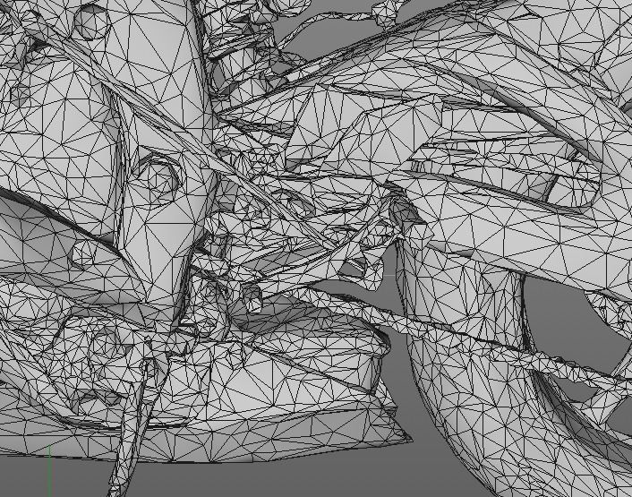 Motorcycle Yamaha 3D model_9