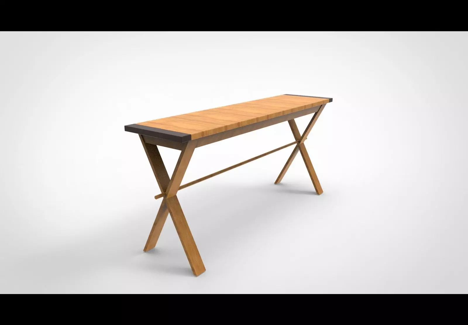 Garden table 3D model_0