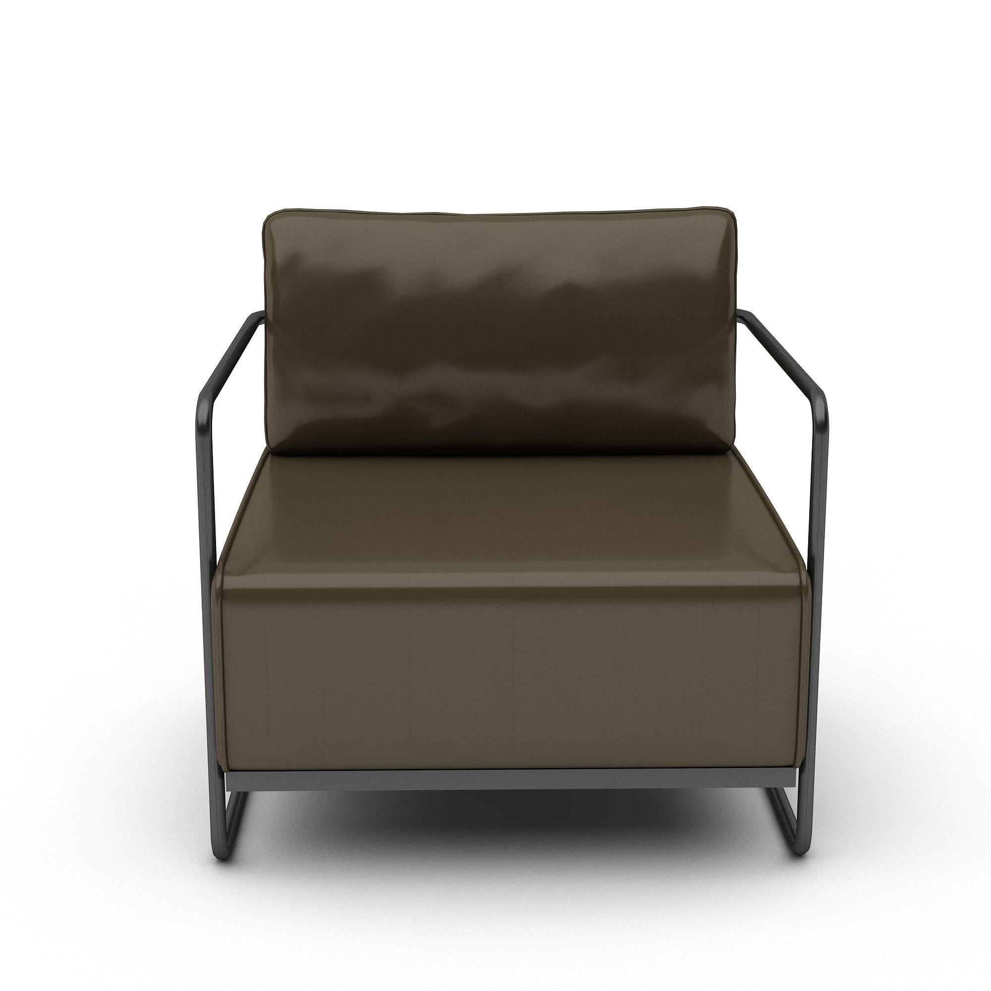 3D classic office furniture 02 Low-poly 3D model_2