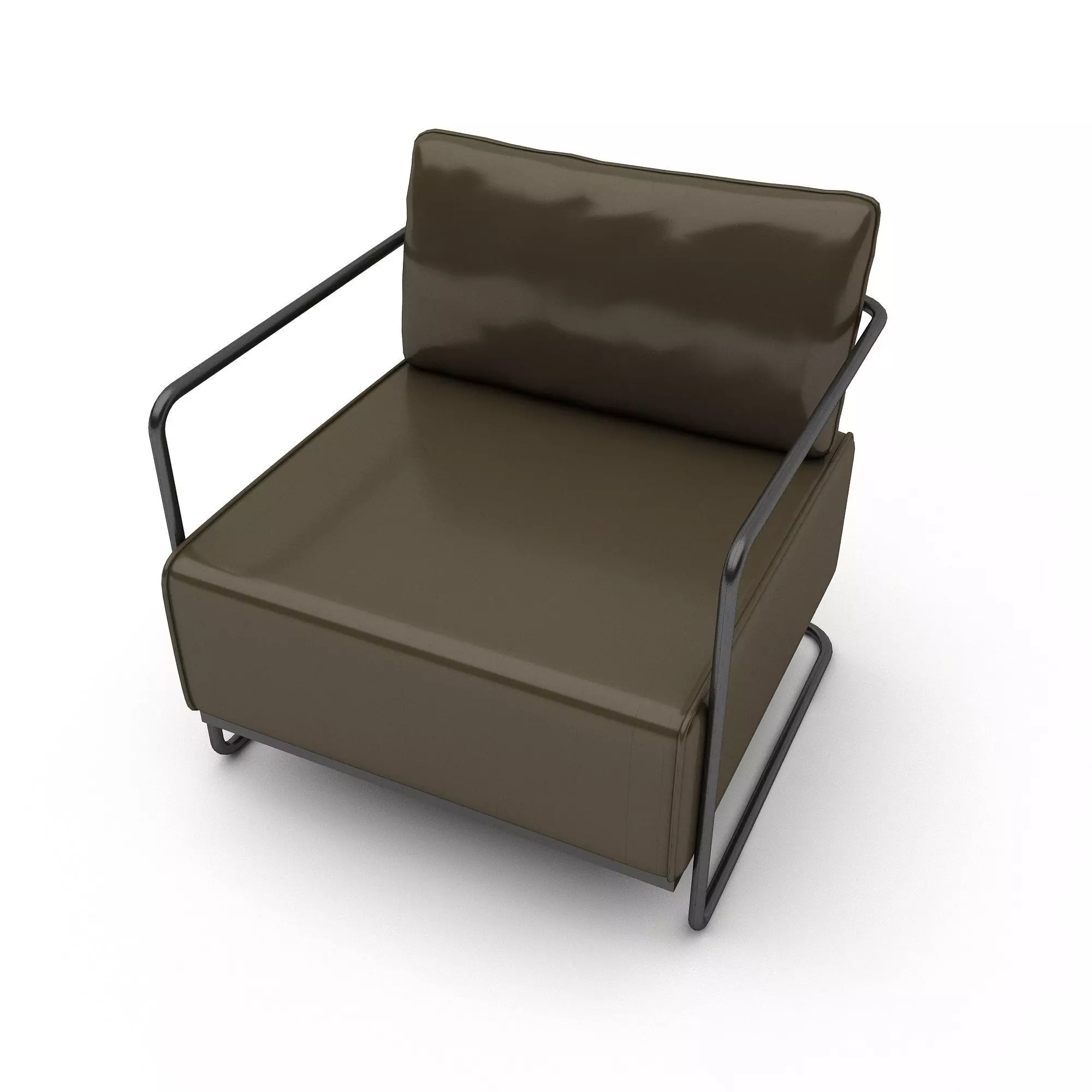 3D classic office furniture 02 Low-poly 3D model_0