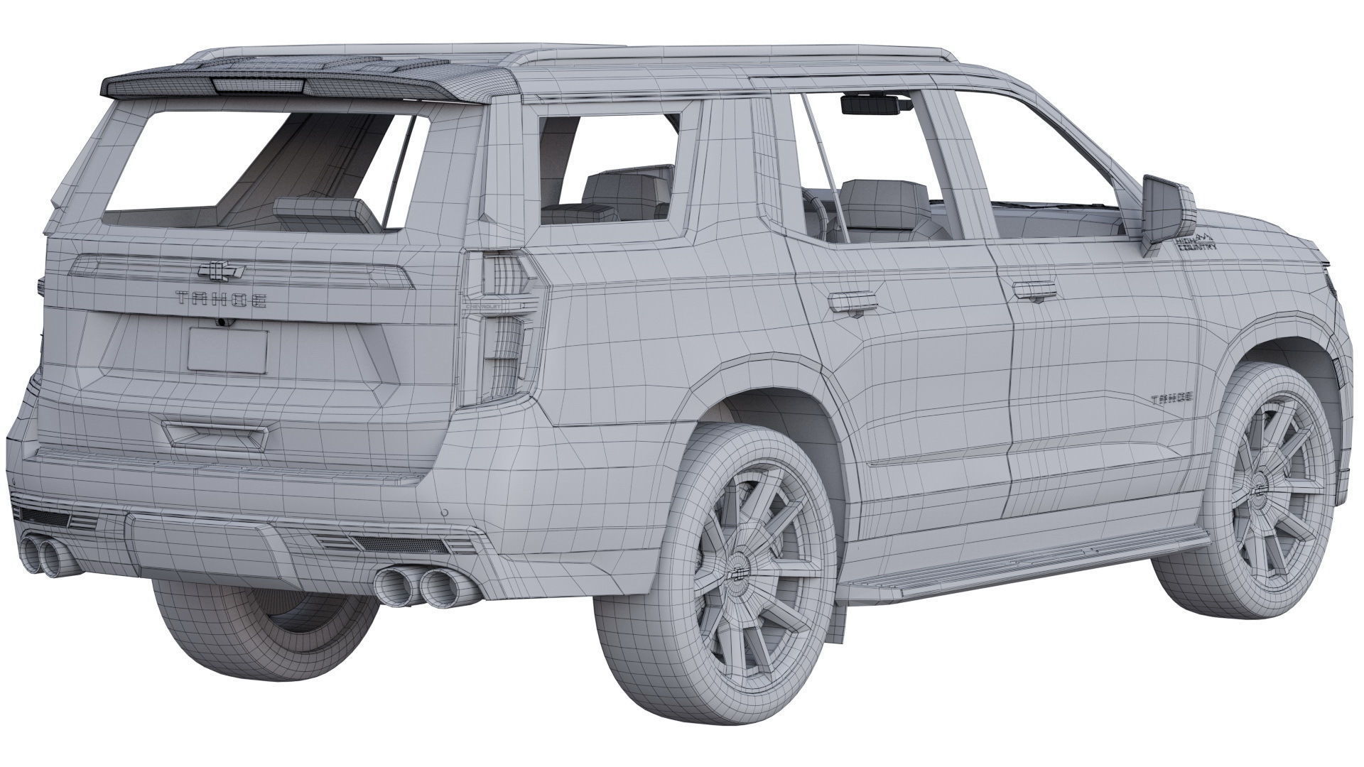 Chevrolet Tahoe High Country 2022 3D model_10