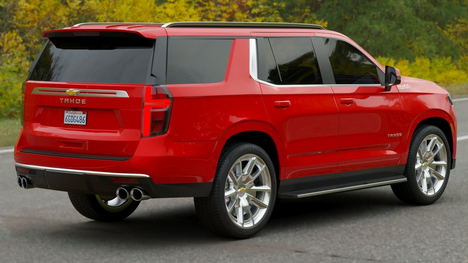 Chevrolet Tahoe High Country 2022 3D model_2