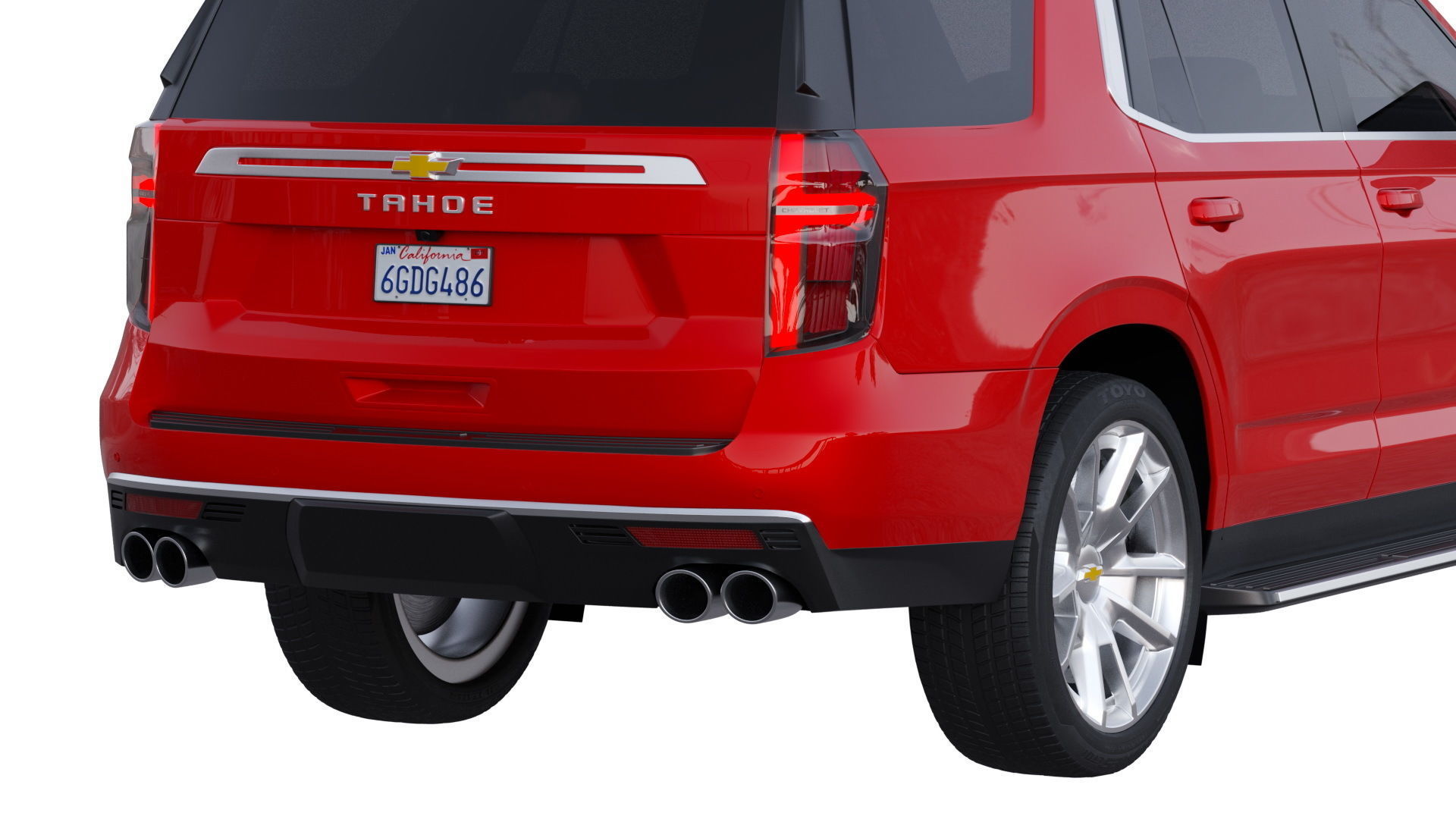 Chevrolet Tahoe High Country 2022 3D model_8