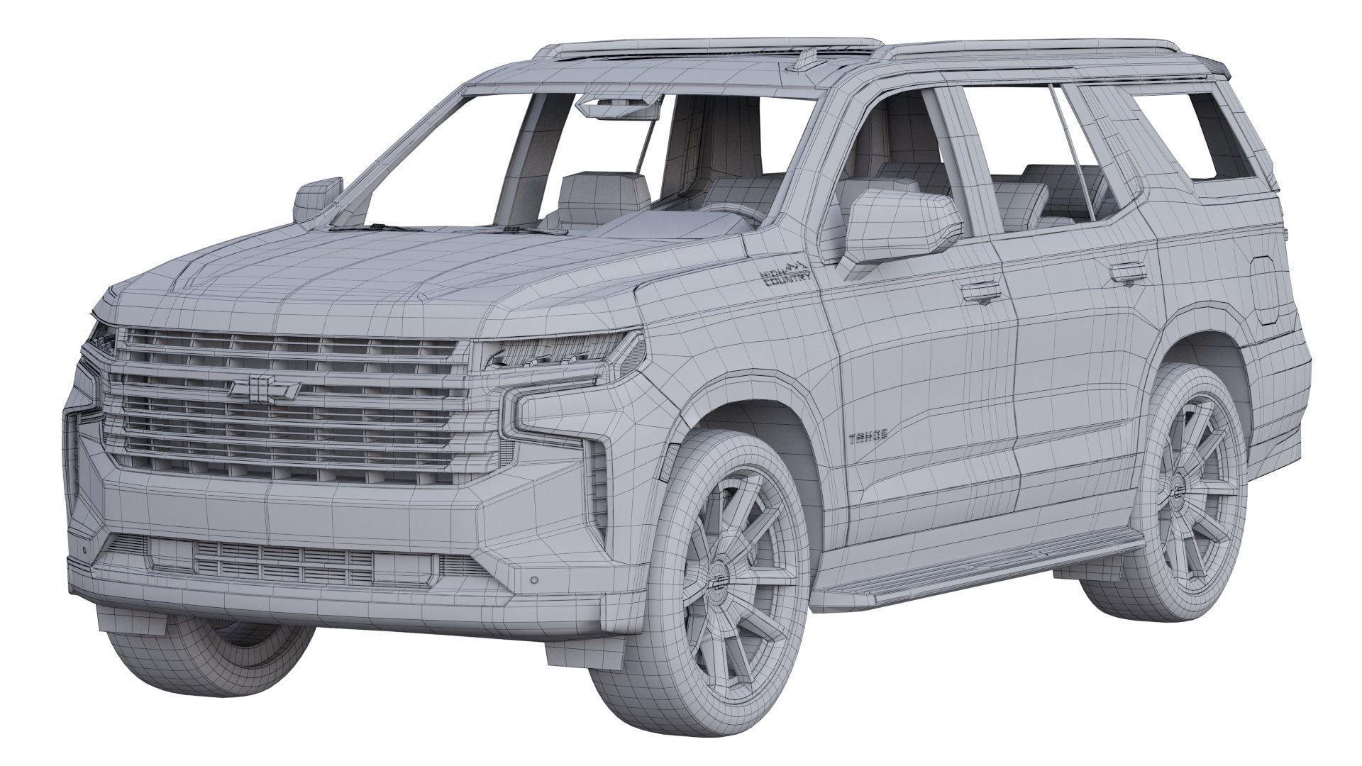 Chevrolet Tahoe High Country 2022 3D model_9