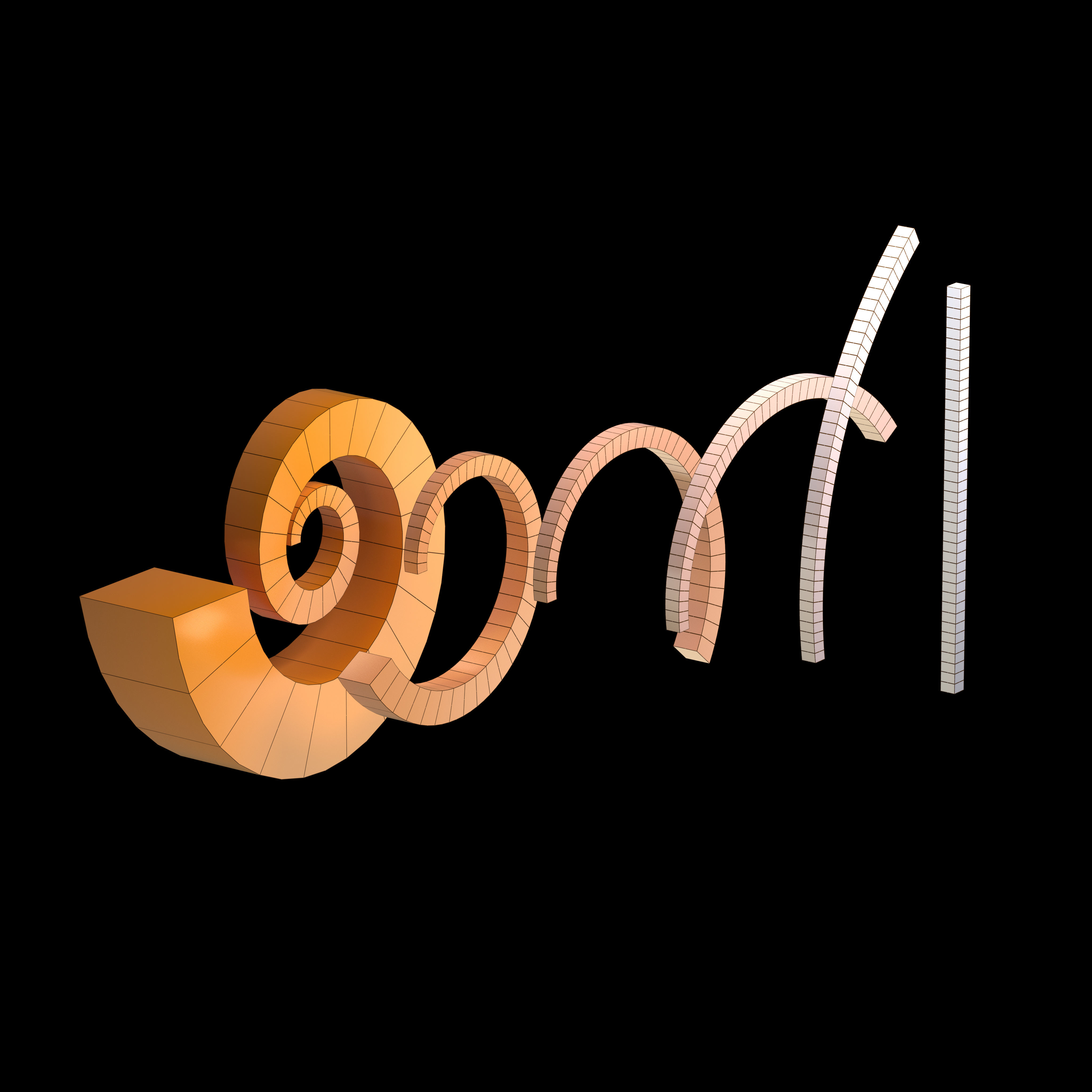 QM SpiralBend Modifier Scripted SimpleMod Plugin 3D model_3