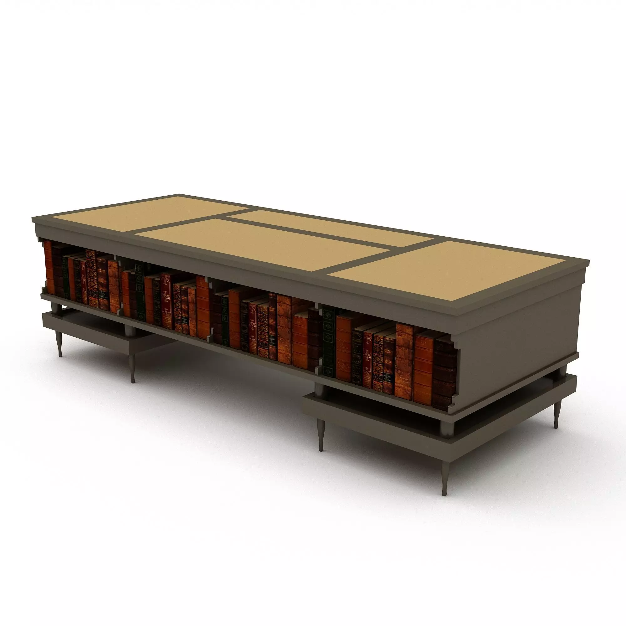 3D model 3D classic office desk VR / AR / low-poly | CGTrader