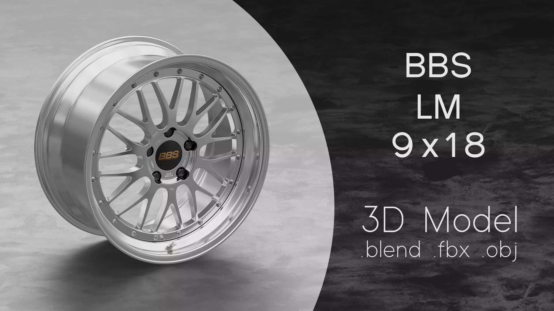 BBS LM Rim 3D Model 3D model_0