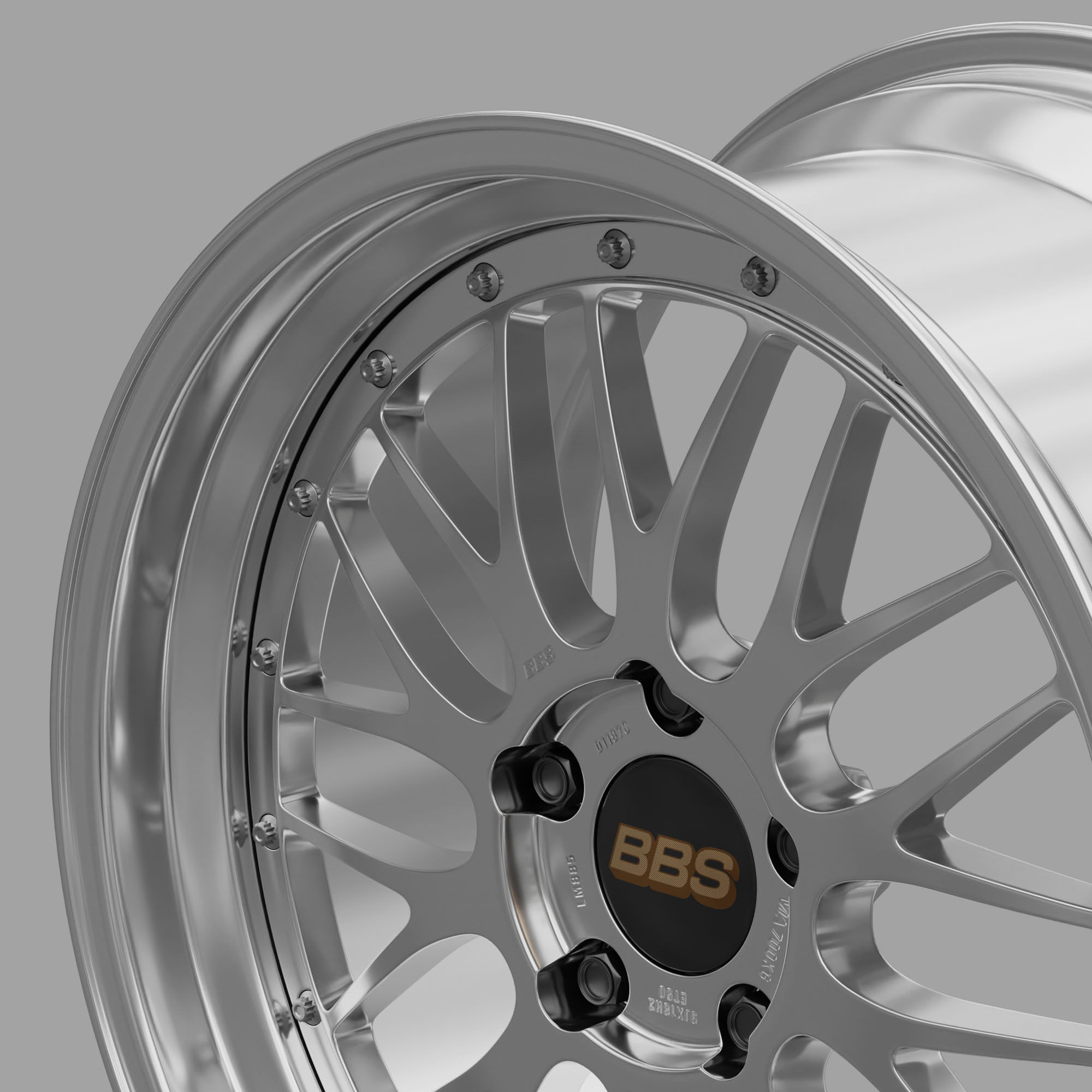BBS LM Rim 3D Model 3D model_8