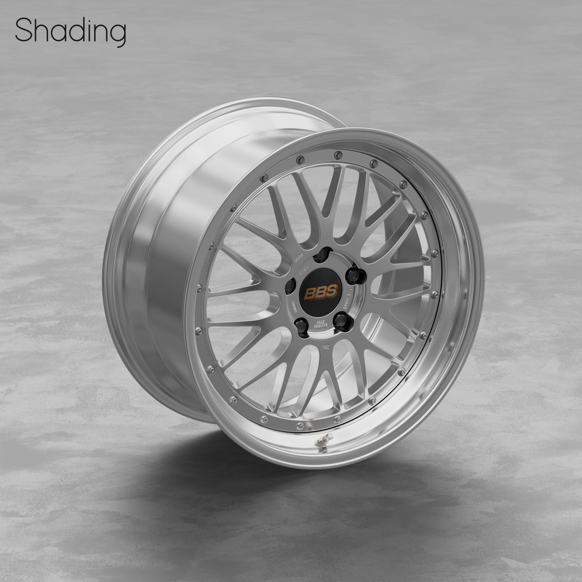 BBS LM Rim 3D Model 3D model_4
