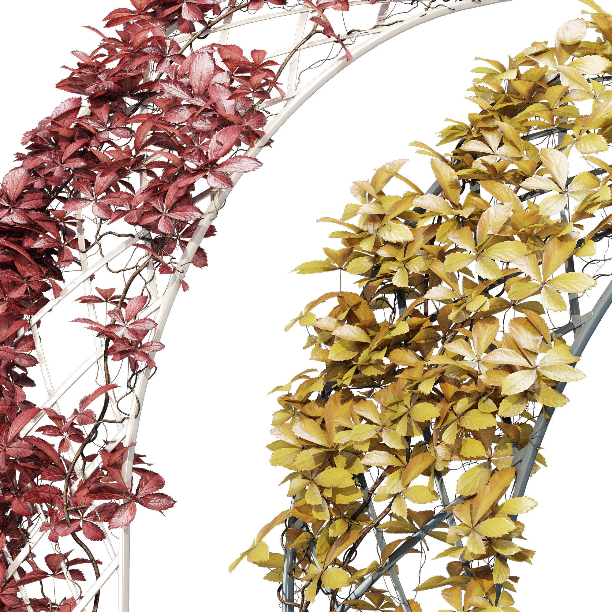 Half-round arch 3D model_5