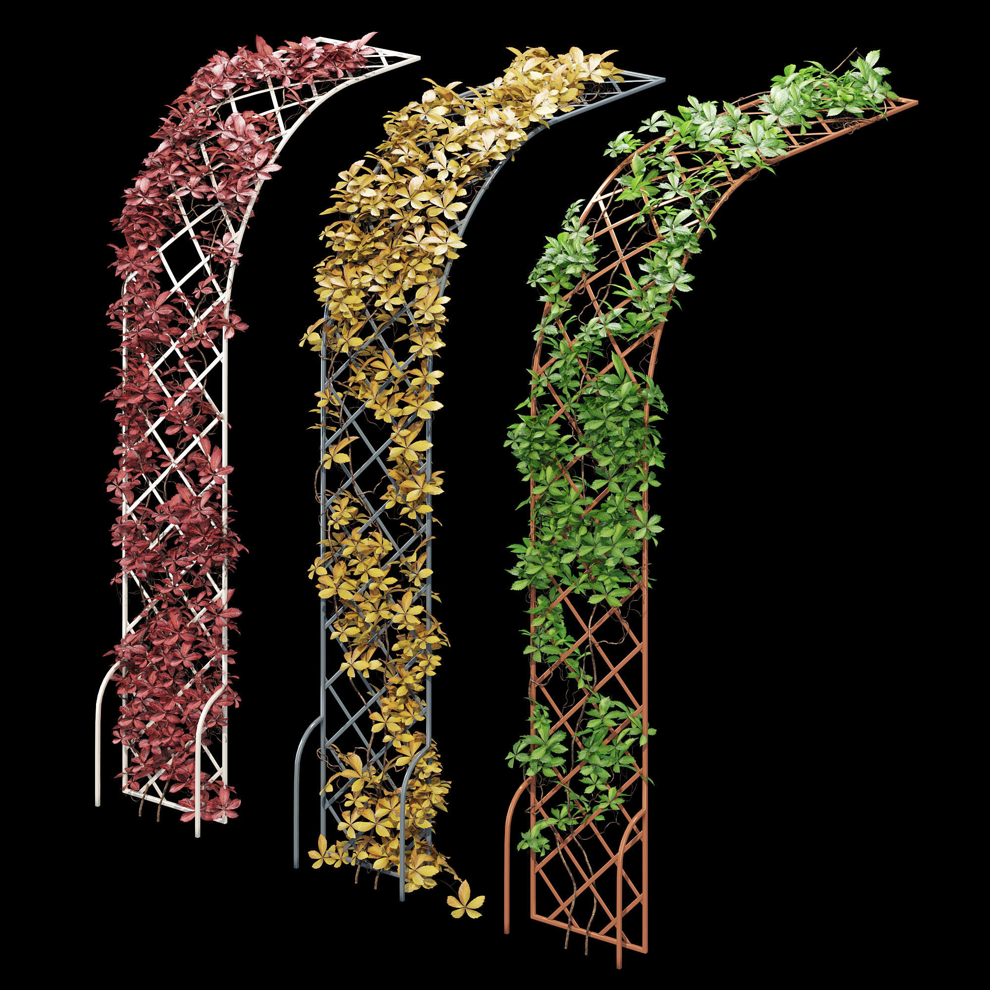 Half-round arch 3D model_9