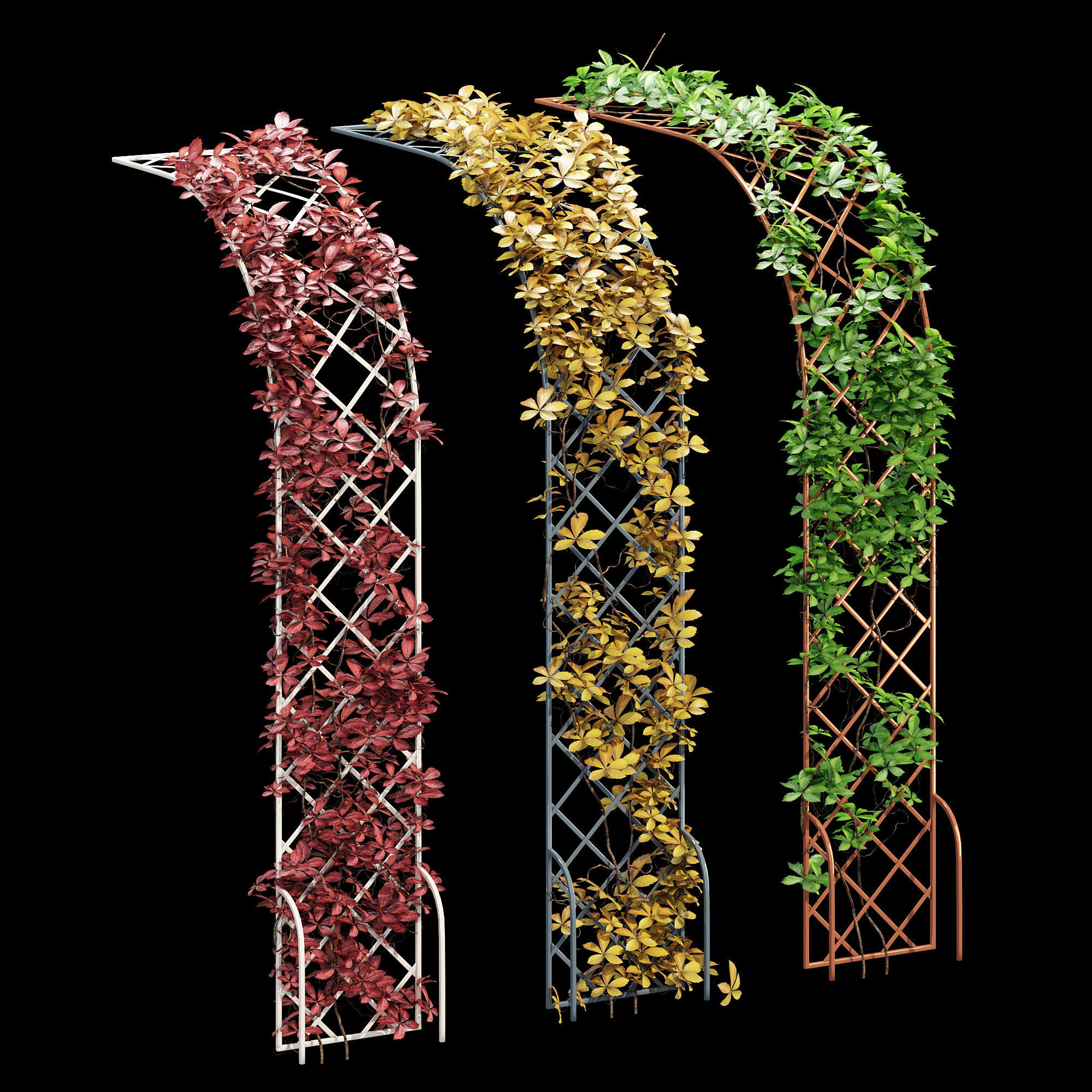 Half-round arch 3D model_8