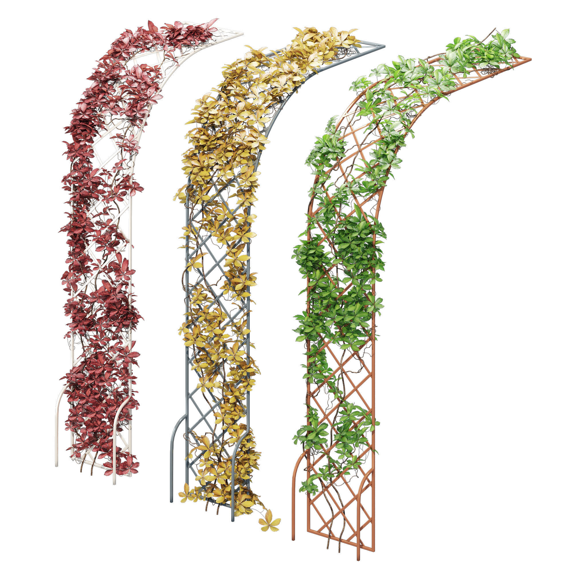 Half-round arch 3D model_2
