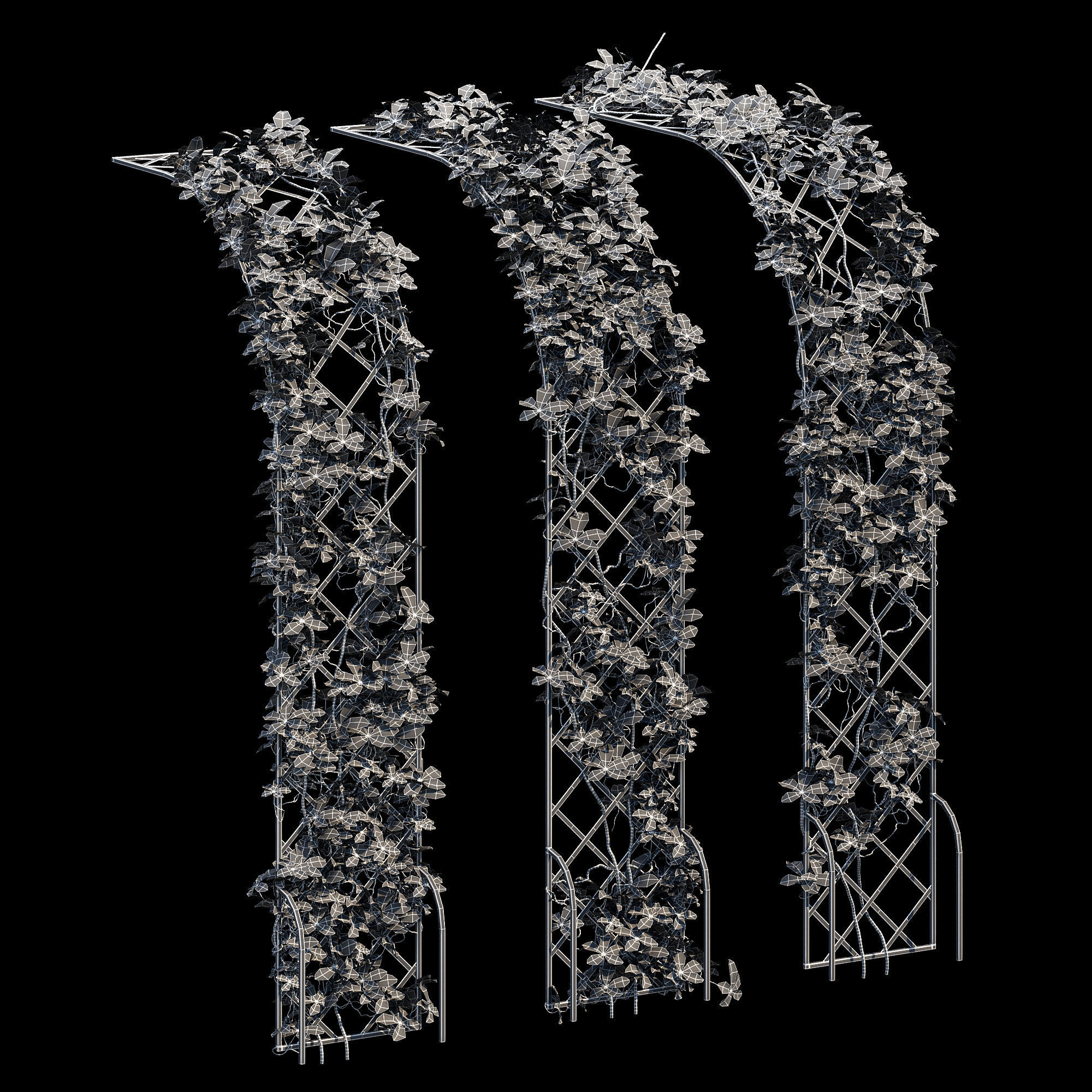 Half-round arch 3D model_13