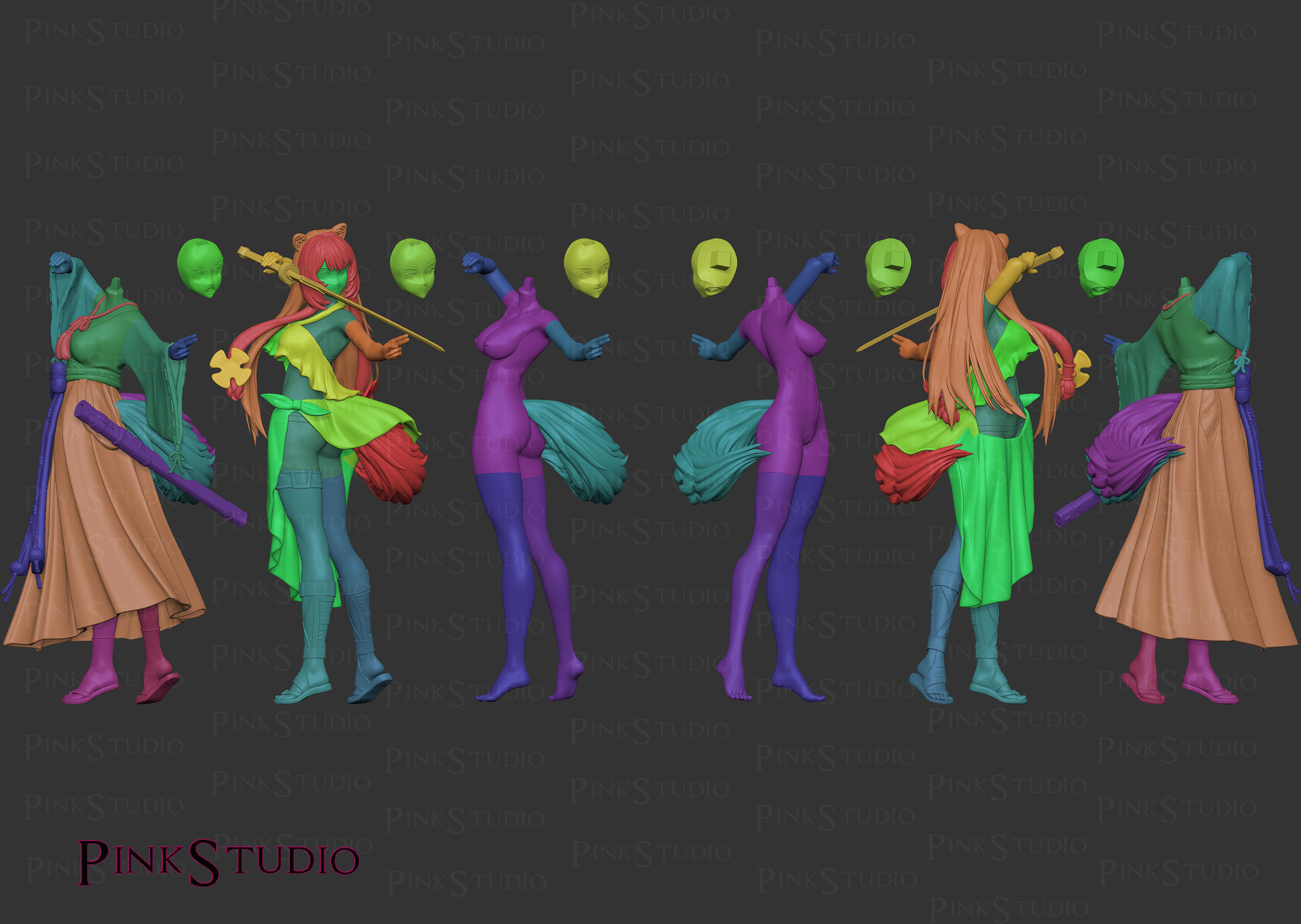 The Rising of the Shield Hero - Raphtalia 3D print model_26