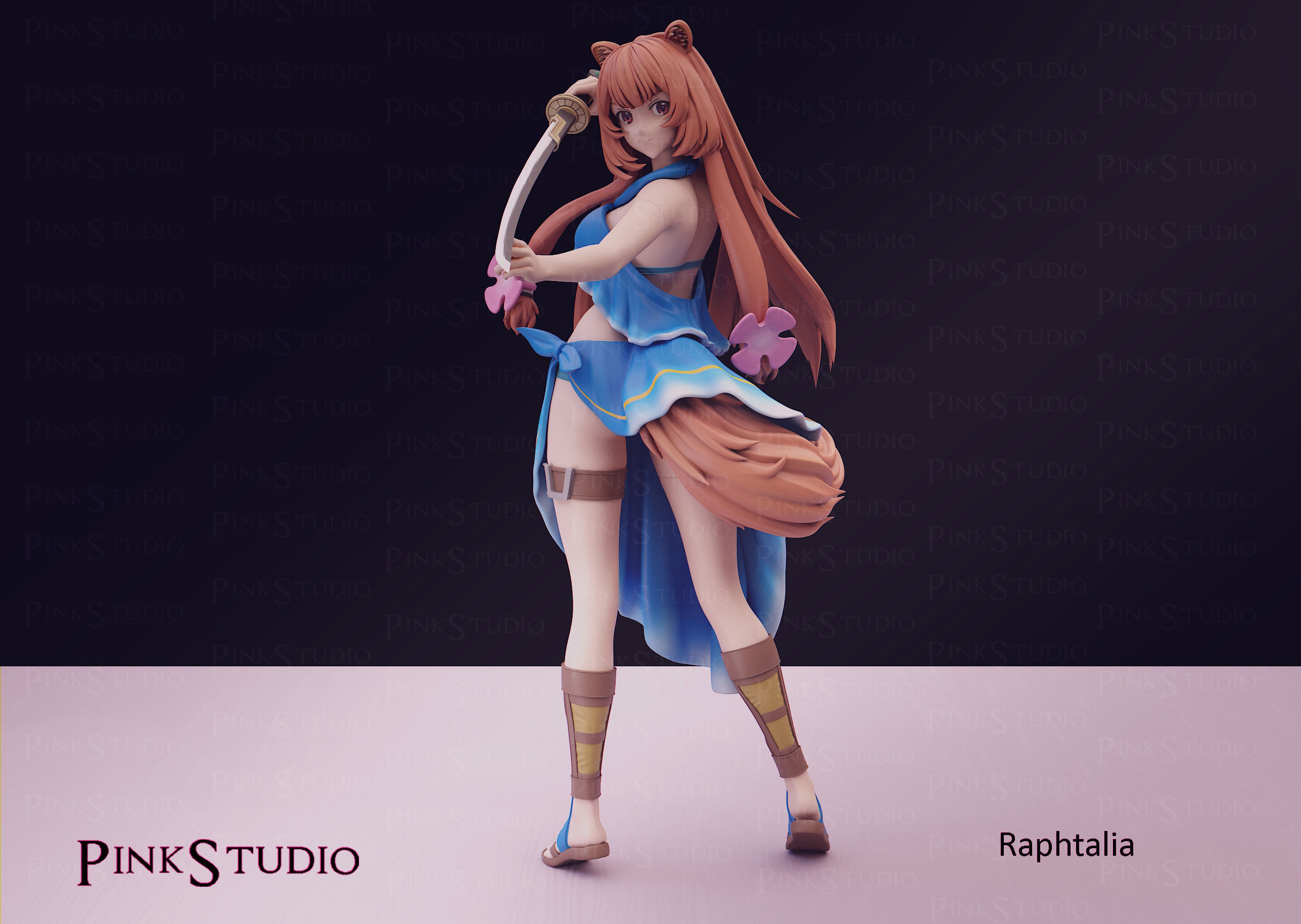 The Rising of the Shield Hero - Raphtalia 3D print model_15