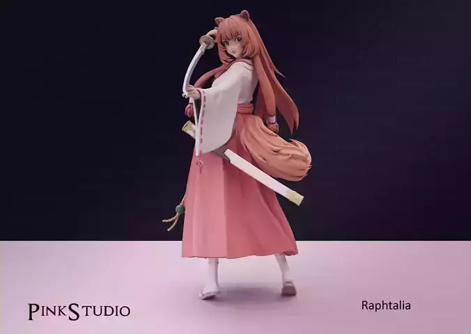 The Rising of the Shield Hero - Raphtalia 3D print model