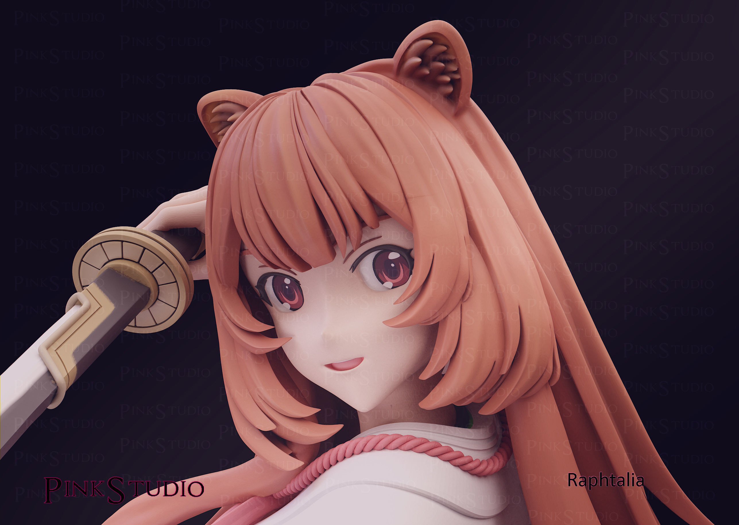 The Rising of the Shield Hero - Raphtalia 3D print model_11