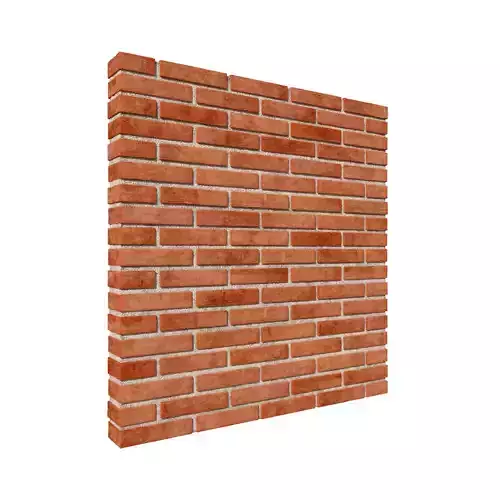 Brick wall 3D model 3D model