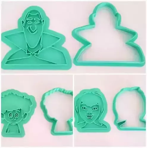 Set Hotel Transilvania cortante 3D print model