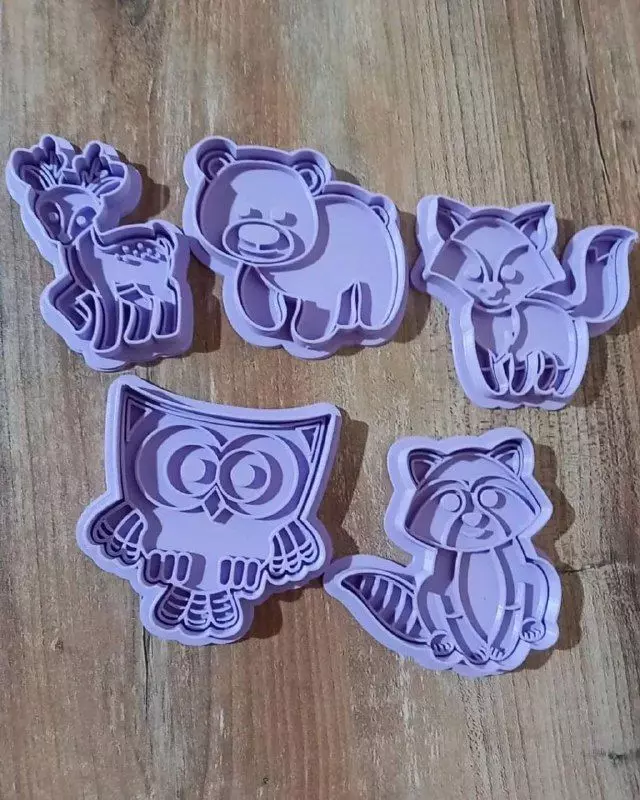 FOREST ANIMALS SET- SET ANIMALES DEL BOSQUE 3D print model_0