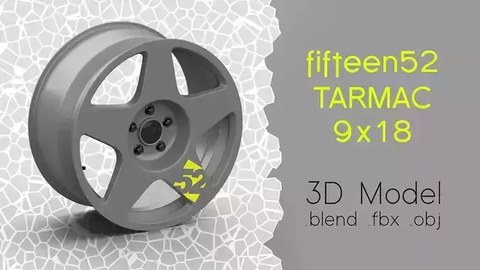 fifteen52 Tarmac Rim 3D Model 3D model
