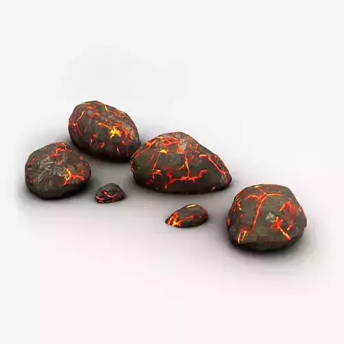 Detailed volcanic rocks