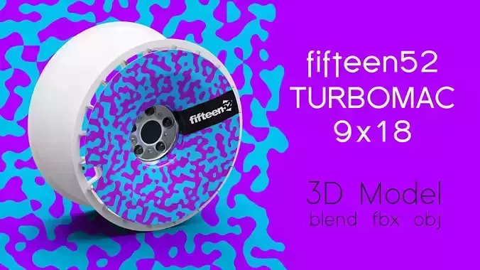 fifteen52 Turbomac Turbofan Rim 3D Model