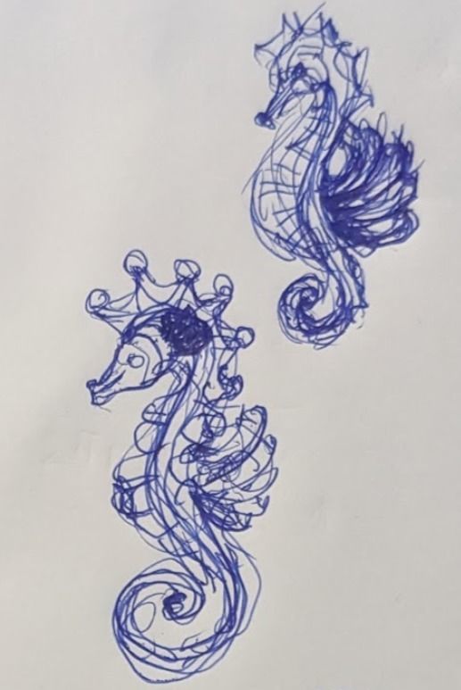 Sea Horse Pendant Marine Flora Fauna Jewelry  3D print model_17