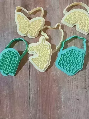 SET POP IT CORTANTE Y MARCADOR