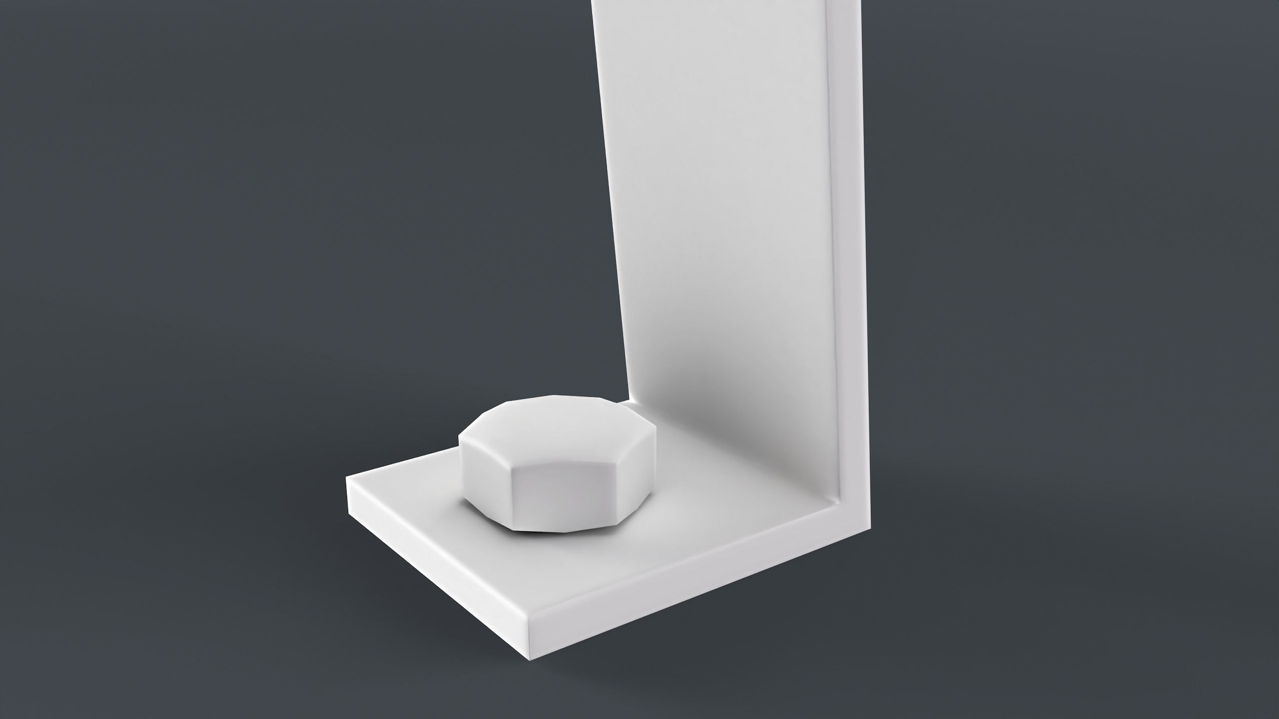 Metal Modern Bench 2 PBR Game Ready Low-poly 3D model_20