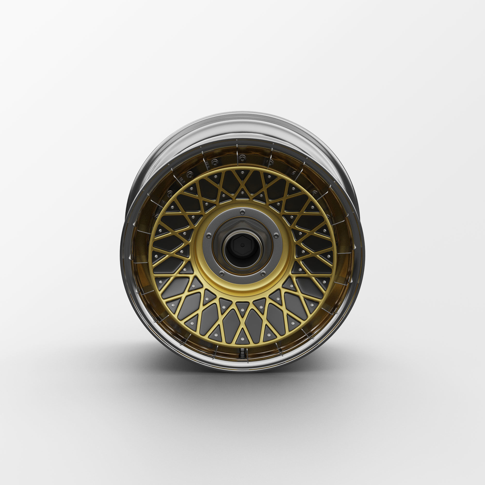 BBS E57 Turbofan 16in Rim Porsche 935 3D Model 3D model_11