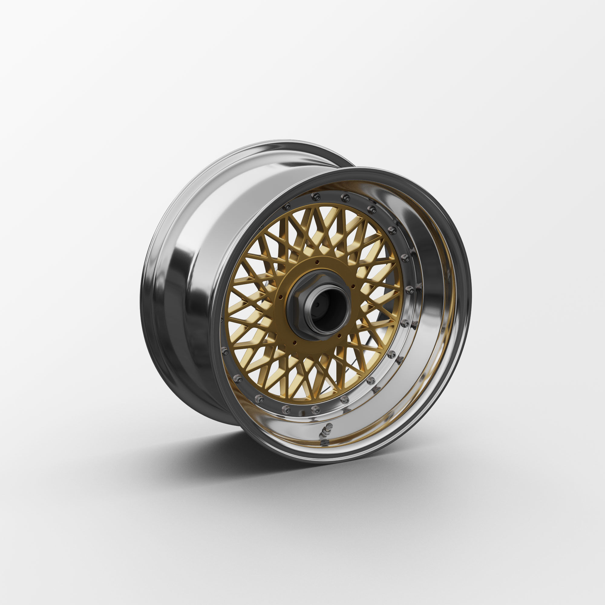 BBS E57 Turbofan 16in Rim Porsche 935 3D Model 3D model_10