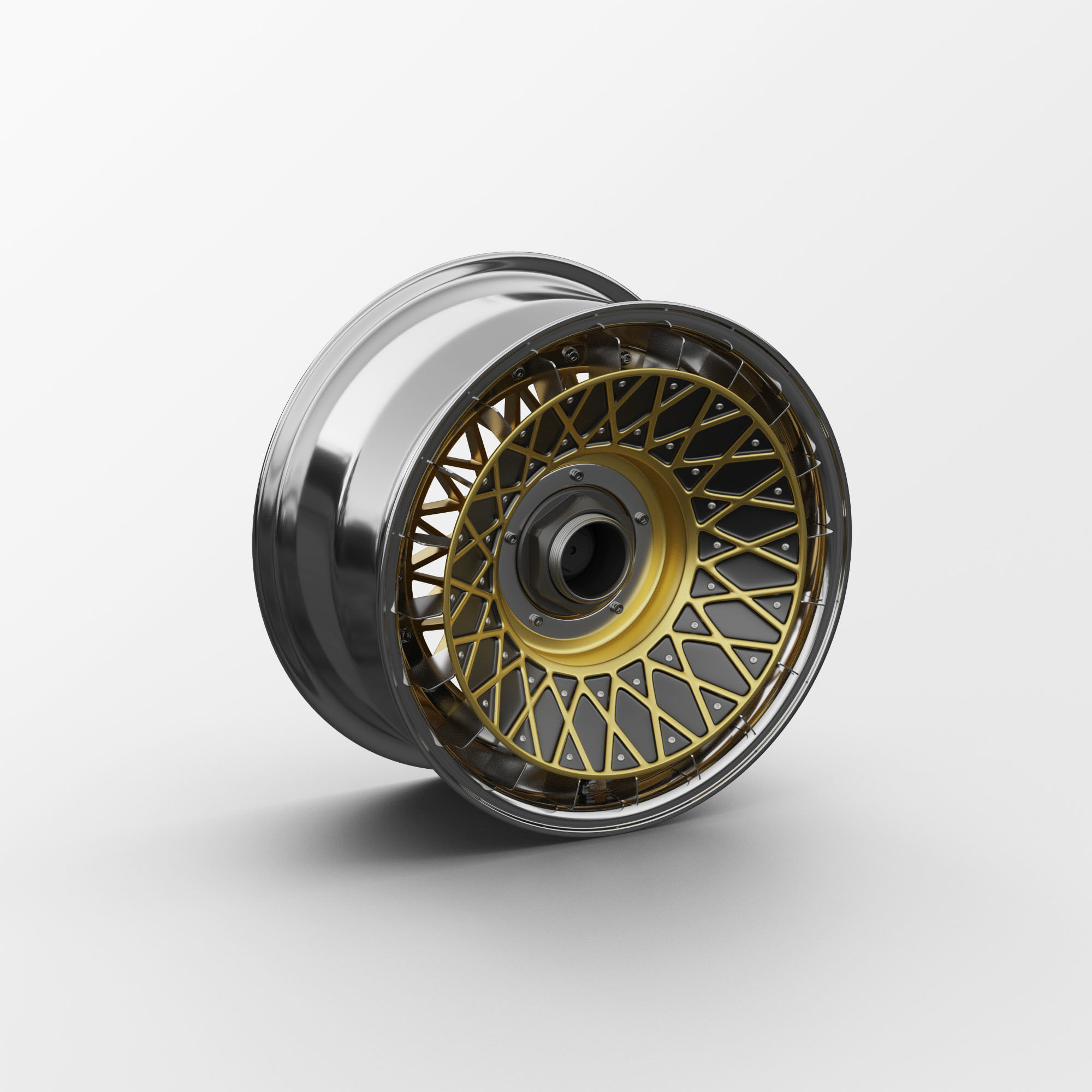 BBS E57 Turbofan 16in Rim Porsche 935 3D Model 3D model_9