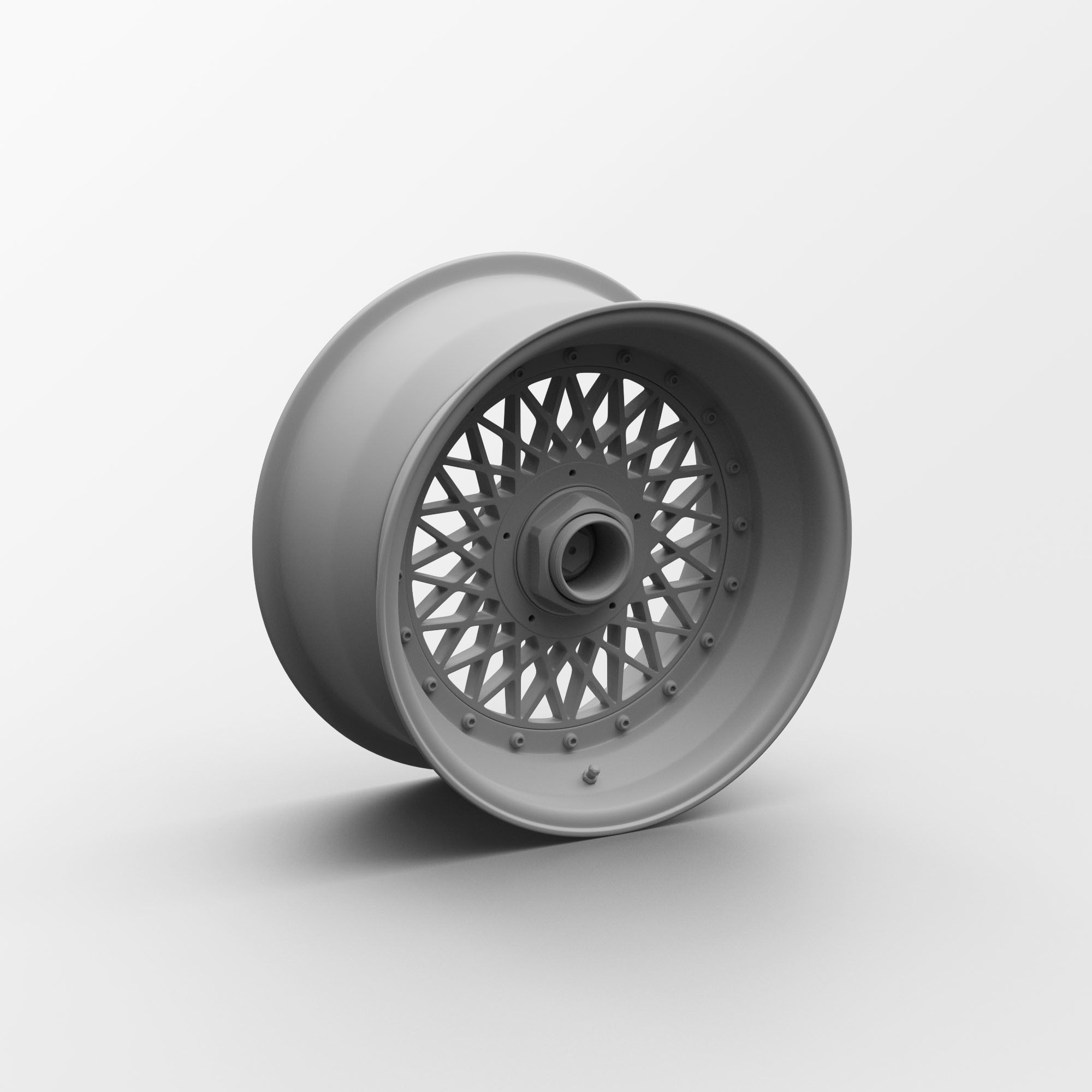 BBS E57 Turbofan 16in Rim Porsche 935 3D Model 3D model_8