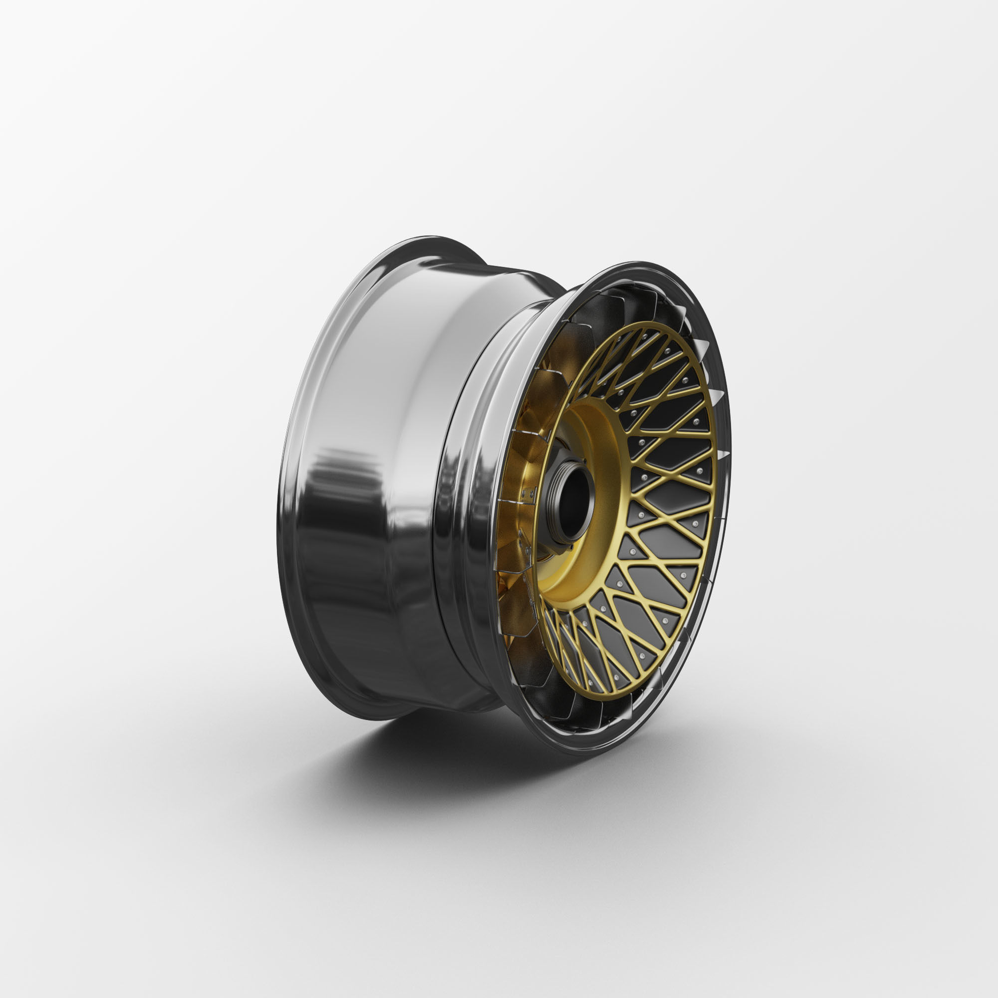 BBS E57 Turbofan 16in Rim Porsche 935 3D Model 3D model_12