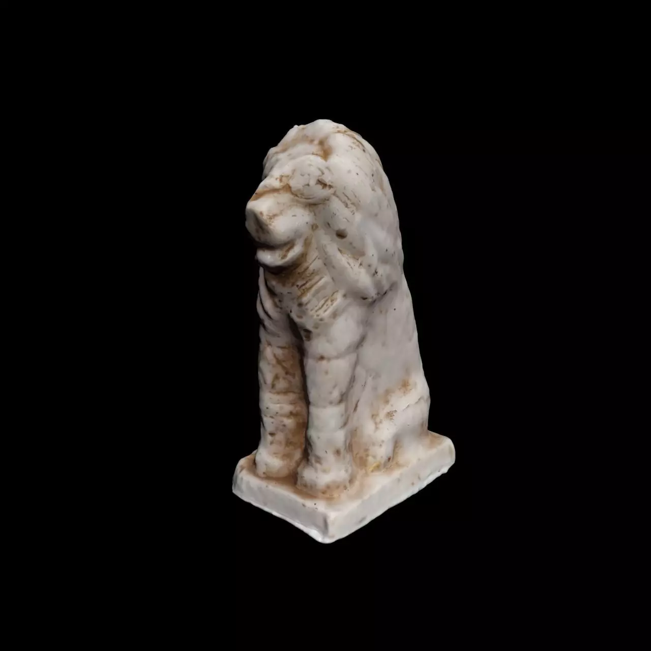 Nemrut Lion Statue 3D Mode 3D model_1