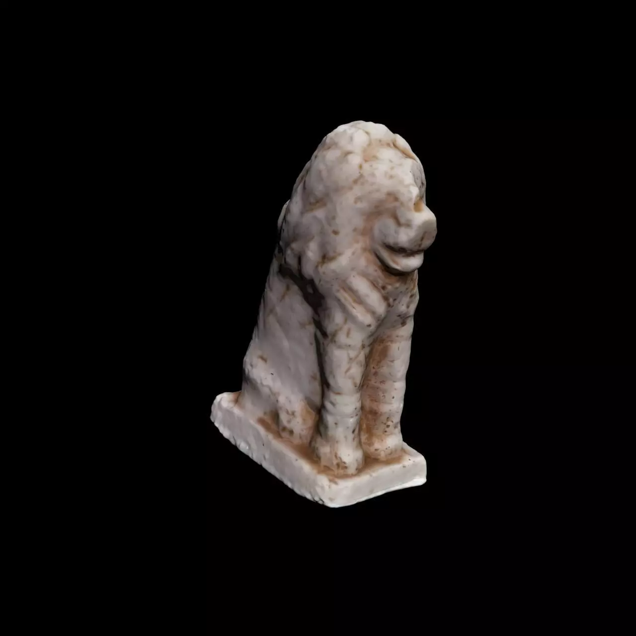Nemrut Lion Statue 3D Mode 3D model_0