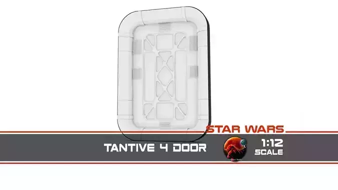 Tantive 4 Door 1-12 scale Blackseries 3D print model