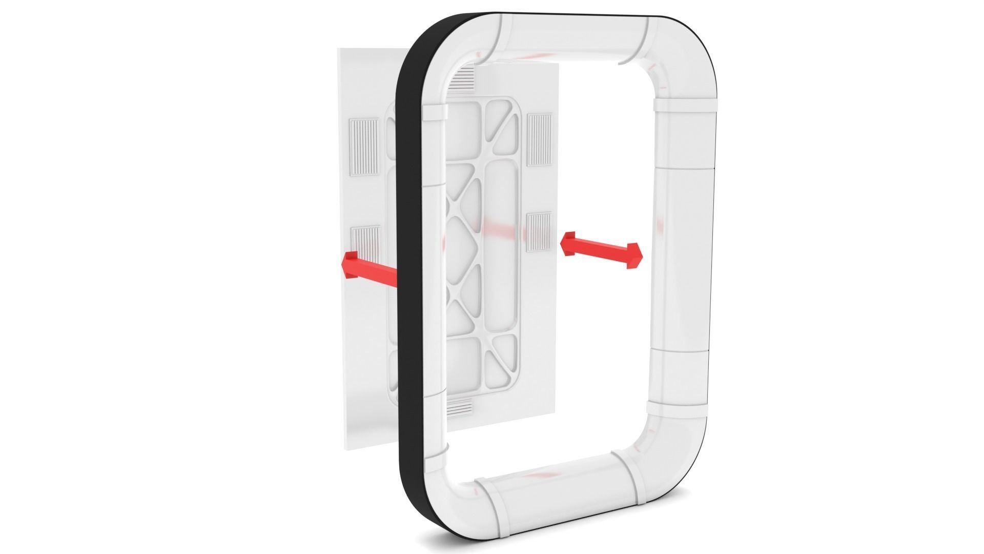 Tantive 4 Door 1-6 scale Hottoys 3D print model_7