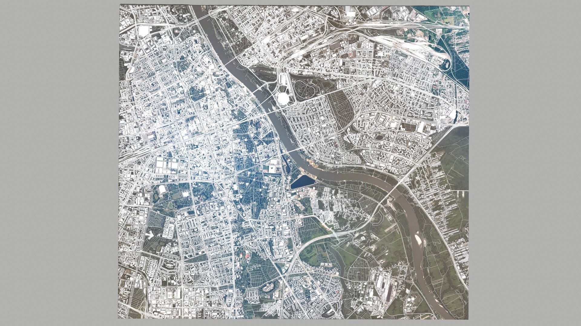 Cityscape Warsaw Poland 3D model_6