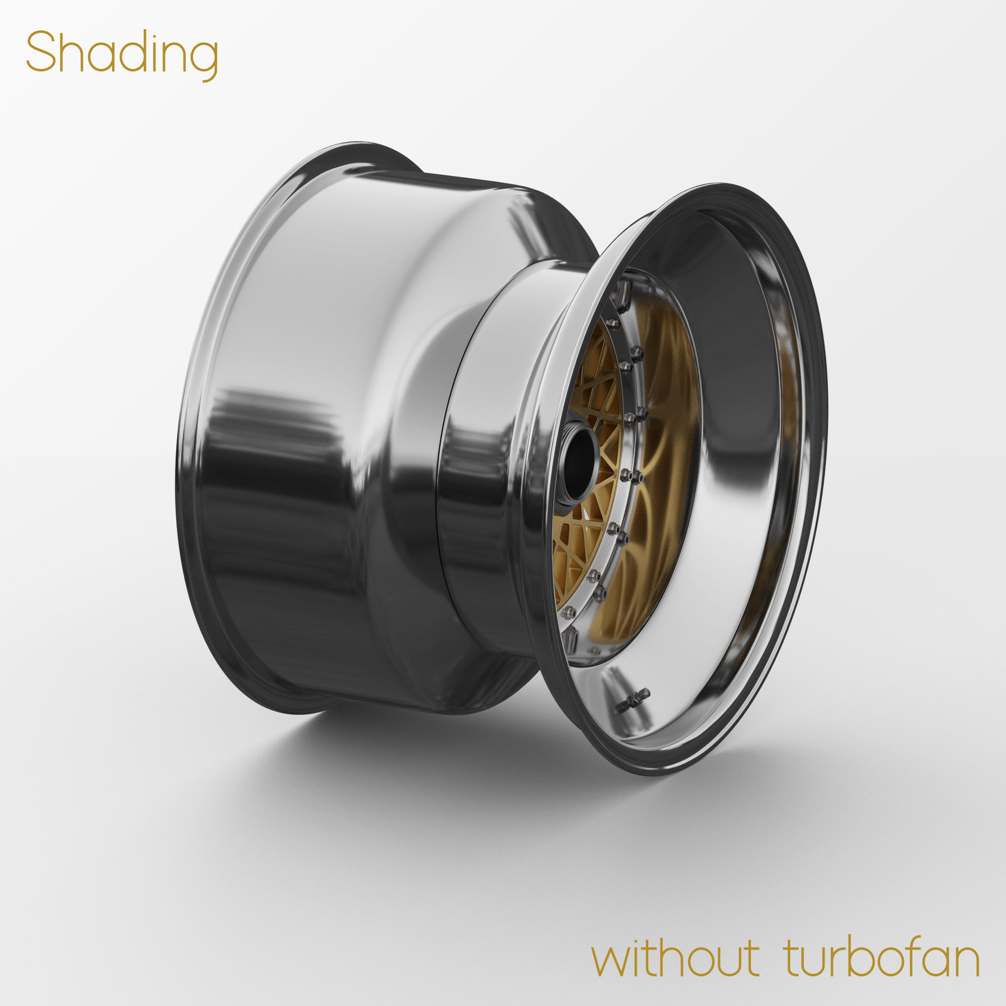 BBS E57 Turbofan 19in Rim Porsche 935 3D Model 3D model_15