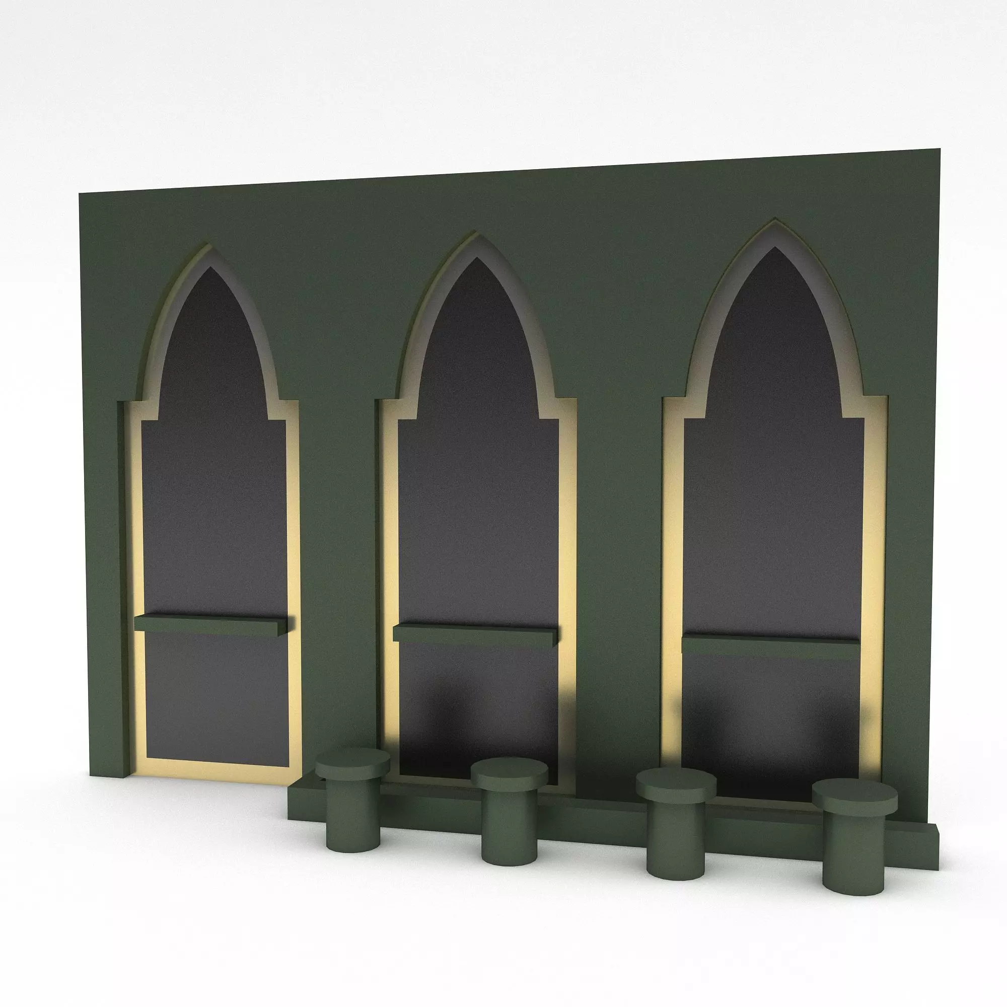 mascid 02 model Low-poly 3D model