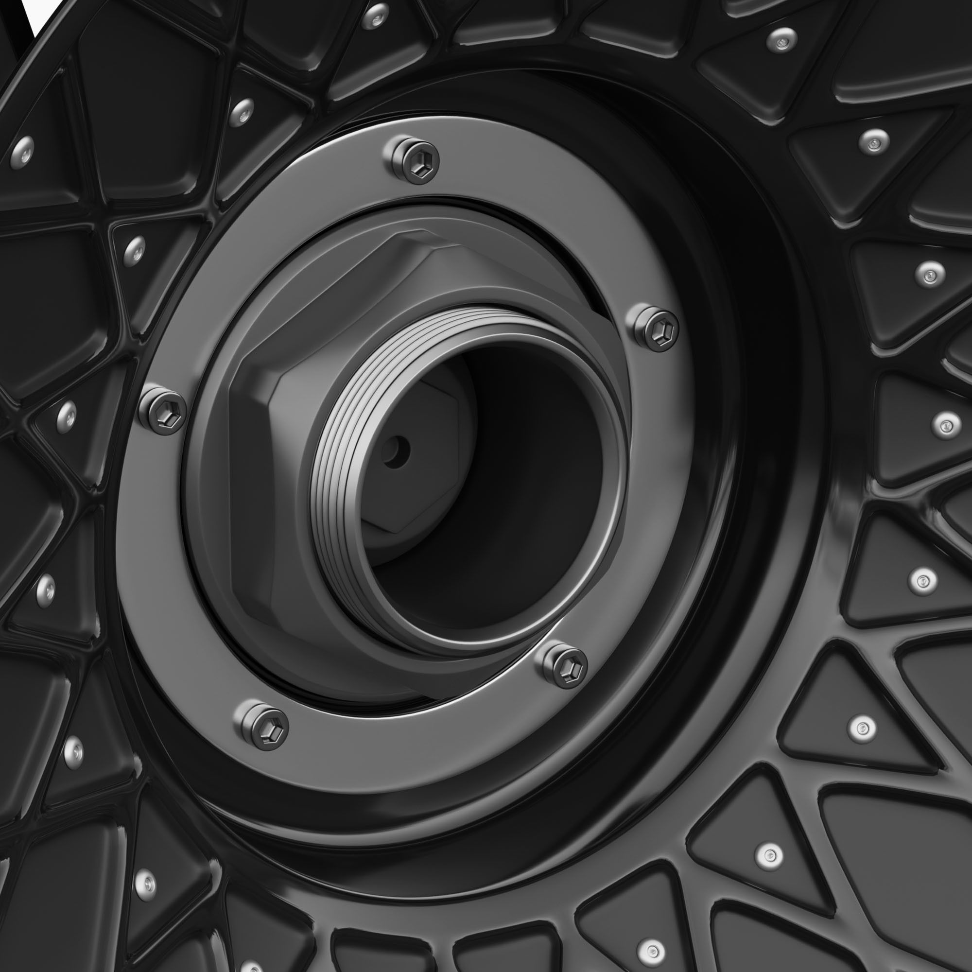 BBS E57 Turbofan 17in Wheel Porsche 935 3D Model 3D model_15