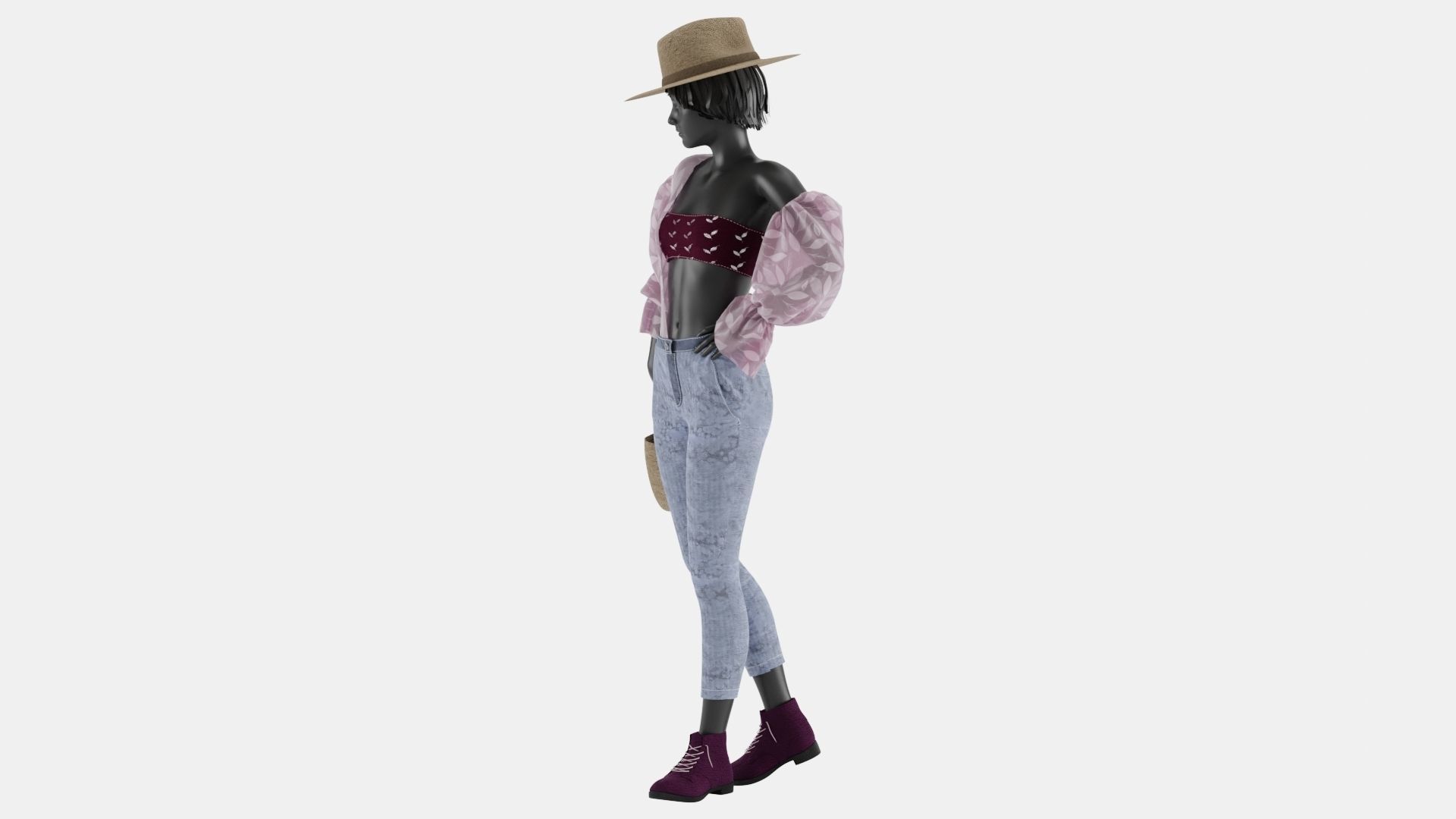 Woman Outdoor Clothes 3D model | CGTrader
