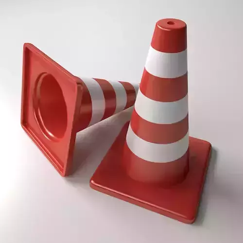 Traffic Cones 3D model Traffic Cones 3D model