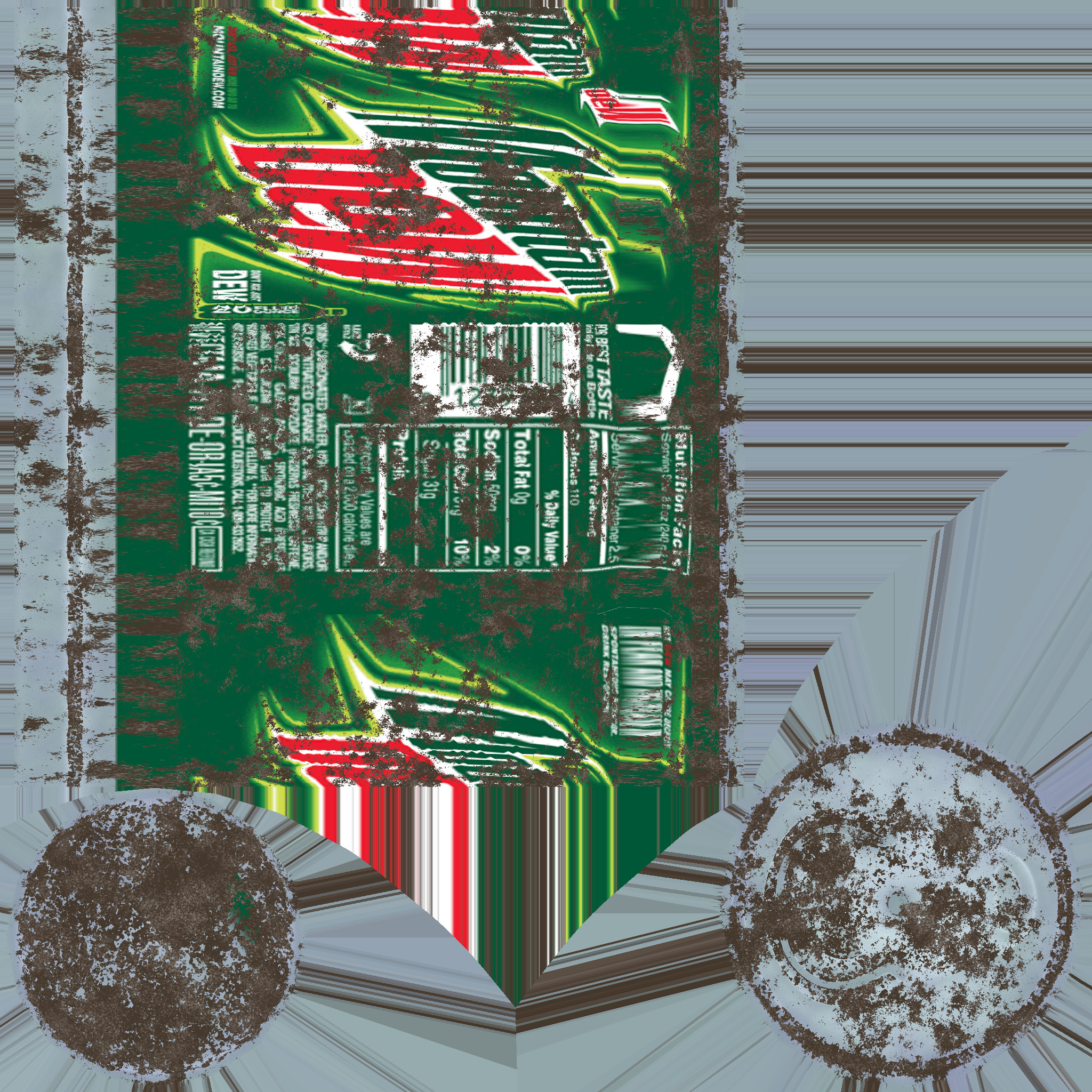 Mountain Dew Cun model Low-poly 3D model_7