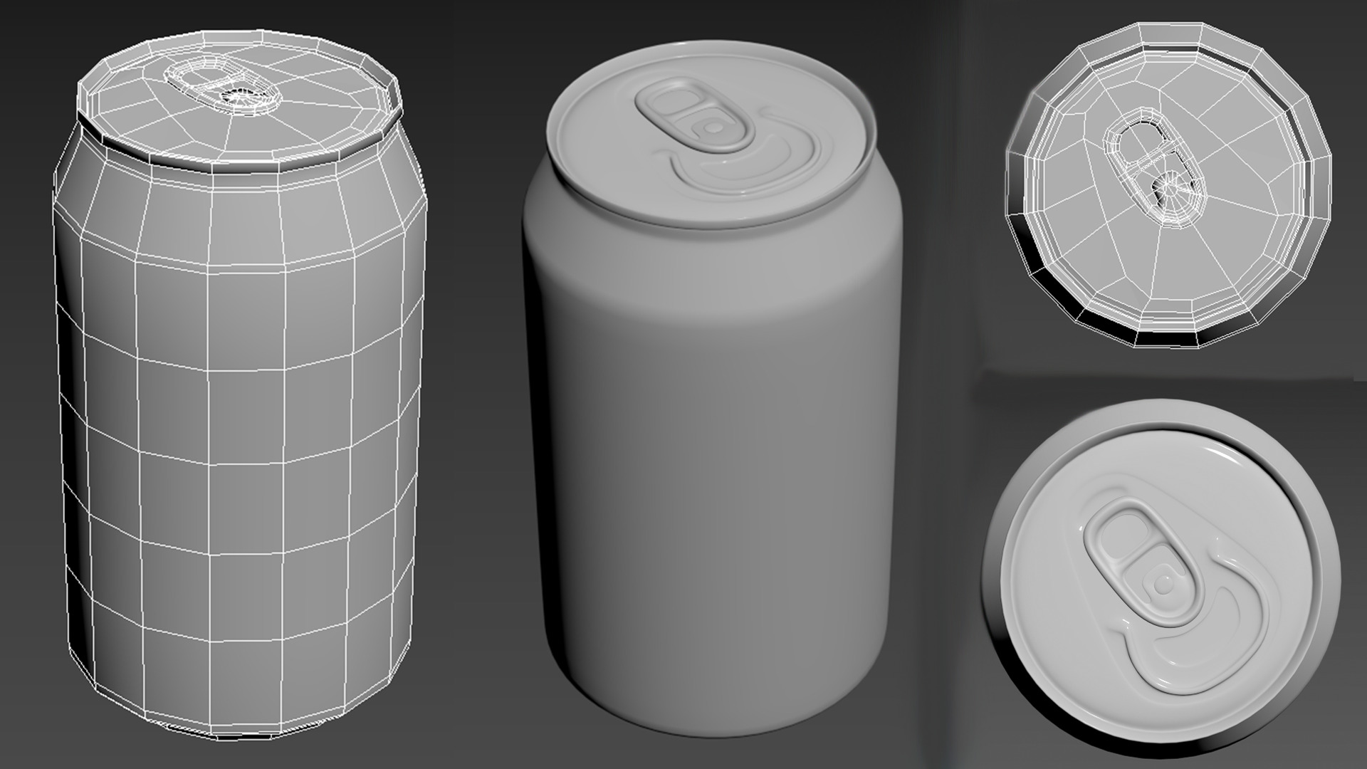 Mountain Dew Cun model Low-poly 3D model_5